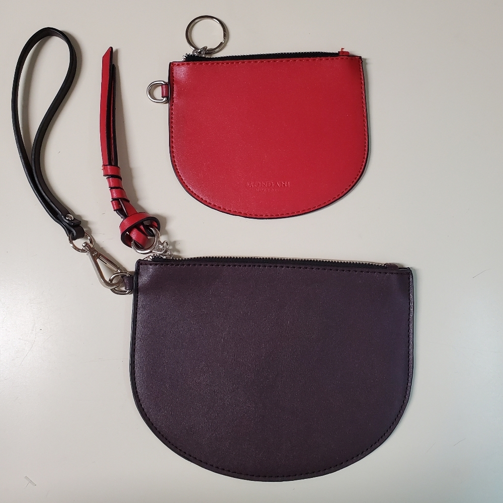 Mondani Red and Chocolate Wristlet Set